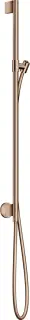 Axor One Душевая штанга с подключением 96 см, шланг 160 см, цвет: полированное розовое золото 48792300
