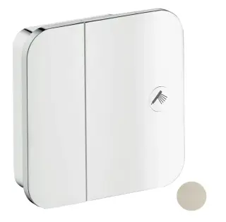 Axor One Запорный вентиль, внешняя часть, цвет: нержавеющая сталь 45771800