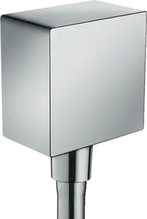 Axor Alpen Square Шланговое подключение, квадратное, цвет: хром 36732000