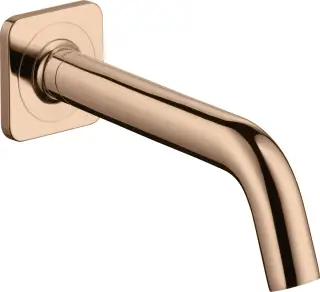Axor Citterio M Излив настенный для ванны 18,2 см, цвет: полированное розовое золото 34410300