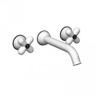 Fantini I Balocchi Смеситель для раковины, на 3 отв, излив 20 см, цвет: белый матовый 60 29 0511B