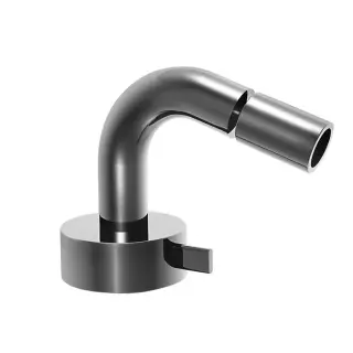 Fantini AF/21 Смеситель для биде, 1 отв., излив 13 см, цвет: матовая натуральная сталь 27 93 A008WF