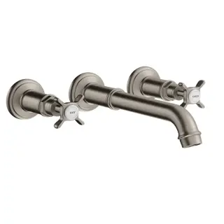 Axor Montreux Смеситель для раковины встраиваемый внешняя часть, с дон. кл., цвет: нержавеющая сталь 16532800