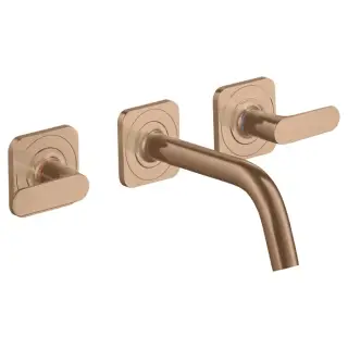 Axor Citterio M Смеситель для раковины встраиваемый внешняя часть, с д/к, цвет: шлиф. красное золото 34313310