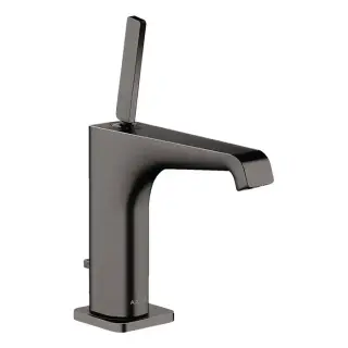 Axor Citterio E Смеситель для раковины на 1 отверстие с донным клап., цвет: шлифованный черный хром 36100340