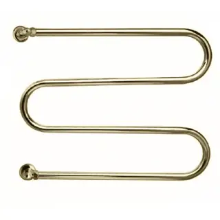 Margaroli Vento 402 Полотенцесушитель водяной для ГВС 60х54h int 47 вертикальное цвет brushed nickel 402BN