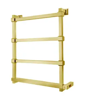 Margaroli Panorama 872 Полотенцесушитель электрический 56х65h (48), выкл. справа, цвет: brushed gold 8724804BGNB