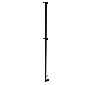 Margaroli Arcobaleno 616/X Полотенцесушитель электрический 169h (152,6) выкл внизу, цвет: matt black 616XNOB-1650