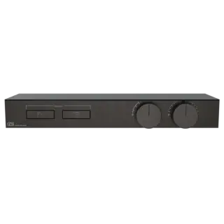 Gessi Hi-Fi Термостат для душа на 2 потребителя, внешняя часть, цвет: black metal brushed PVD 63022#707