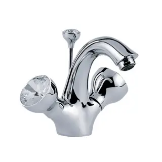 Jorger Palazzo Crystal Смеситель для раковины, на 1 отверстие, цвет: хром 605.10.300.000