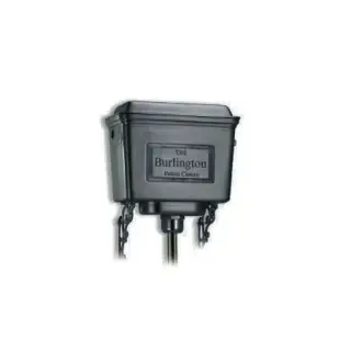 Burlington Classic Бачок слива высокий с механизмом и цепочкой, цвет: черный матовый T60 BLA