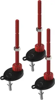 Tece Drainprofile Комплект опор для сифона, диапазон регулировки 9,5–19.4 см, 3 опоры 674000