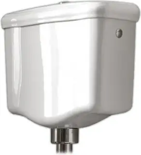 Kerasan Retro Бачок для унитаза подвесной низкий, без трубы и механизма, цвет: Bianco lucido 108201