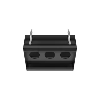 Gessi Binario Профиль линейный 67 cм, для 3 модулей, установка Easy-Fix, цвет: matte black 61125#299