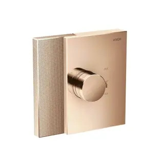 Axor Edge Термостат для душа встраиваемый HighFlow, внешняя часть, цвет: полированное розовое золото 46741300