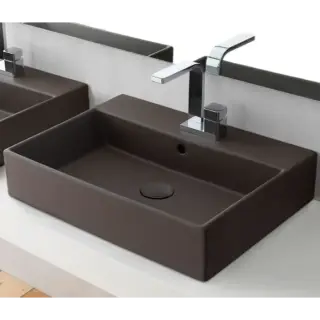 Cielo Smile Раковина подвесная 60х46хh13 см, 1 отв, цвет: cacao SMLAA60CA