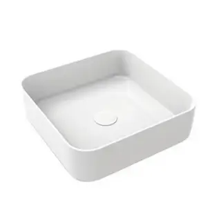 Cielo Shui Comfort Раковина накладная 44x43xh13 см, 1 отв, цвет: белый глянец SHCOLAQF