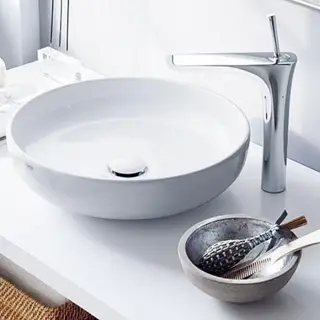 Cielo Shui Раковина накладная 45х12 см, круглая, без перелива, цвет: белый SHBA45