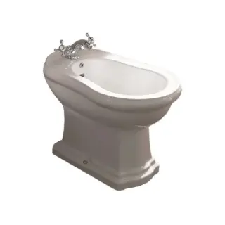 Kerasan Retro Биде напольное 60x38,5 см, с 1 отверстием под смеситель и переливом, цвет: Bianco 102001*1