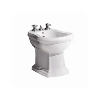 Kerasan Retro Биде напольное 60x38,5 см, с 3 отверстиями под смеситель и переливом, цвет: Bianco 102001*3