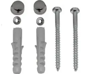 Kerasan Waldorf Крепление вертикальное для напольных унитазов/биде, цвет: Cromo 760390