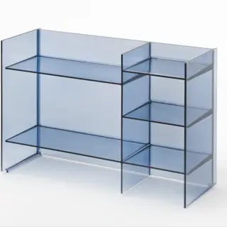 Laufen Kartell Стеллаж, 75х26хh53 см, пластик, цвет синий 3.8933.1.083.000.1