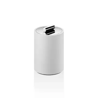 Decor Walther Stone DMD S Контейнер с крышкой 8х115, cм., цвет белый/хром 0971254