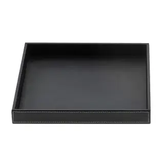 Decor Walther Brownie Tab S Лоток универсальный 12.5x9.5 см, цвет черная кожа 0931060