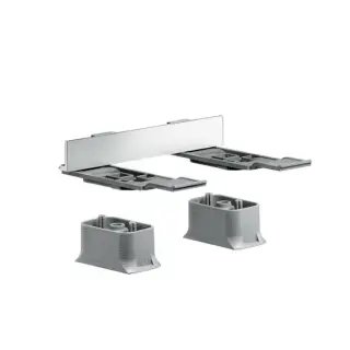 Axor Universal Комплект адаптеров для монтажа акссуаров на рейлинг, латунь, цвет: хром 42870000