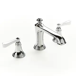 Burlington Crosswater Смеситель для раковины на 3 отверстия, излив 8,8h см, цвет: хром глянцевый R-11-08-PC
