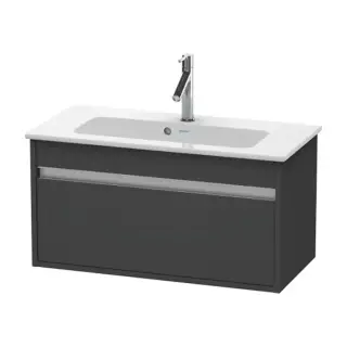 Duravit Ketho База под раковину 41x80xh38,5 см, 1 выдв. ящик, цвет графит матовый KT642304949