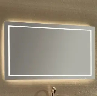Villeroy & Boch Finion Зеркало, с настенным освещением 120x4,5x75h см G6001200