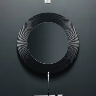 Laufen Kartell Зеркало круглое диаметр 78 см, цвет черный 3.8633.1.091.000.1