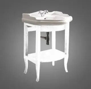 Kerasan Retro Тумба открытая под раковину на 69 см, напольная 69x52x80h см, цвет: Bianco matt 735030