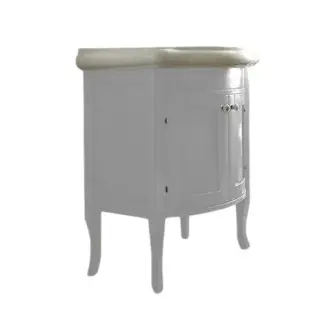 Kerasan Retro Тумба под раковину на 69 см, напольная 69x52x80h см, с 2мя дверцами, цвет: Bianco matt 735130