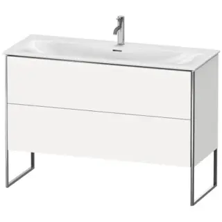 Duravit XSquare Тумба напольная под раковину, 59,2x121xh47,8 cм, цвет White High Gloss XS452602222