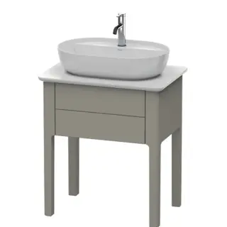 Duravit Luv База напольная, 74,3x68,8xh45 см, цвет каменно-серый шелков.-мат. LU956009292