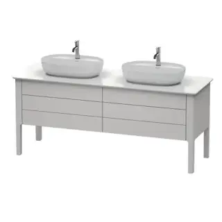 Duravit Luv База напольная, 74,3x178,8xh57,2 cм, цвет скандинавско белый шелковисто-мат. LU9567B3939