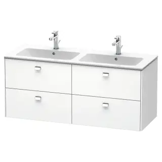 Duravit Brioso Тумба подвесная под раковину 129x47,9хh55,3 cм, цвет белый матовый BR410601018