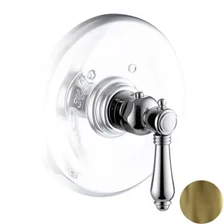 Nicolazzi Внешняя часть термостатического смесителя 3/4, цвет Bronze Plated 4914BZ69