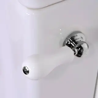 Kerasan Retro Механизм слива для бачка моноблок, с боковой ручкой, цвет: Cromo 756990