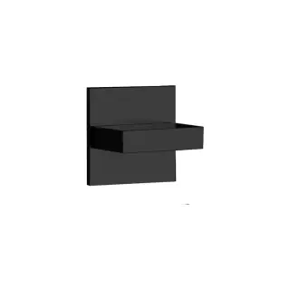 Gessi Rettangolo Запорный вентиль для термостата, внешняя часть, цвет: matte black 43264#299