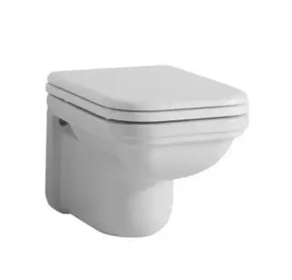 Kerasan Waldorf Унитаз подвесной 55x37 см, без крепления и сидения, цвет: Bianco lucido 411501bi