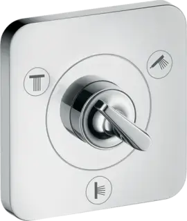 Axor Citterio E Запорный/переключающий вентиль Trio/Quattro, внешняя часть, цвет: хром 36772000