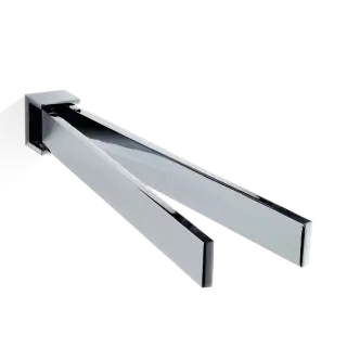 Decor Walther Brick HTH2 Полотенцедержатель двойной 41 см, поворотный, цвет: хром 0592300