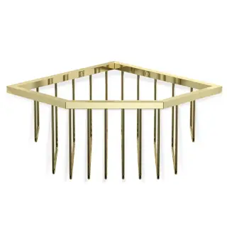Decor Walther Universal WA ECK1 Полка-корзинка универсальная 18x18xh9,5 см, цвет: золото 0703320