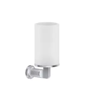 Gessi Inciso Стакан для зубных щеток подвесной, керамический, цвет: finox brushed nickel 58507#149