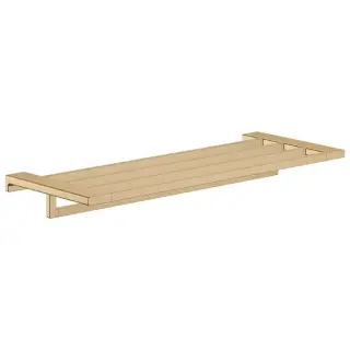 Hansgrohe AddStoris Полка для полотенец с держателем подвесная 58,8x24,8 см, цвет: бронза 41751140