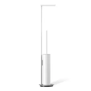 Decor Walther Mikado SBK Напольная стойка с ершиком и бумагодержателем, цвет белый матовый 0522350