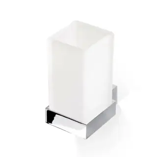 Decor Walther Corner WMG Стакан подвесной, стекло сатинированное, цвет: хром 0561700